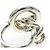 Ring Hermès Anello Hermes Croisette in Argento 925 - vista 5