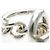 Ring Hermès Anello Hermes Croisette in Argento 925 - vista 7