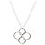 Tiffany & Co Collana con pendente Tiffany Quadrofolio Argento