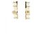 Pendientes de botón Tasaki Balance Plus Pearl Pink Gold Dorado - vista 2