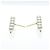 Pendientes de botón Tasaki Balance Plus Pearl Pink Gold Dorado - vista 6