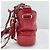 Borsa a tracolla Chanel Gabrielle de in trasparente e rosso - vista 3