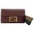 Borsa bucket piatta Fendi in marrone