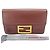 Borsa bucket piatta Fendi in marrone - vista 3