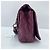 Borsa Chanel Matelassé in rosso vino Bordò - vista 4