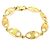 Céline Bracciale con ciondolo in metallo dorato Celine Macadam D'oro