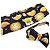 Hermès HERMES LE ROY SOLEIL (Sun King) Set Fascia Cummerbund e Papillon Nero Multicolore Giallo