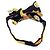 Hermès HERMES LE ROY SOLEIL (Sun King) Set Fascia Cummerbund e Papillon Nero Multicolore Giallo - vista 3