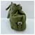 Borsa Prada Vitello Daino in Green Verde - vista 5