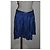 Pierre Balmain Falda asimétrica plisada de seda azul - vista 2