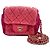 Bolsa de Ombro Chanel Mini Matelassé Rosa