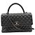 Chanel Matelassé Large Handtasche in Schwarz