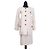 Conjunto de saia branco Yves Saint Laurent Variation em viscose