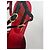 Dolce & Gabbana Sandali con Tacco in Camoscio Nero e Rosso - vista 8