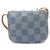 Bolso de hombro Louis Vuitton Montsouris MM Damier Denim Castaño Azul - vista 2