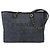 Chanel Deauville MM Shopper mit Kette Marineblau
