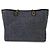 Chanel Deauville MM Shopper mit Kette Marineblau - Ansicht 3