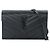 Saint Laurent Cassandre Envelope Chain Wallet Schwarz