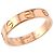 Anello Cartier Mini Love in oro rosa 18K - vista 4