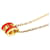 Hermès Collana Hermes Mini Pop H D'oro Arancione - vista 4