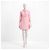 Valentino Vestido corto de Crepe Couture rosa - vista 2