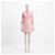 Valentino Vestido corto de Crepe Couture rosa - vista 3