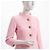 Valentino Vestido corto de Crepe Couture rosa - vista 4