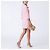 Valentino Vestido corto de Crepe Couture rosa - vista 5