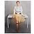 Vestido Prada Runway SS19 de seda con tachuelas Negro Blanco Beige - vista 18