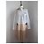 Vestido Prada Runway SS19 de seda con tachuelas Negro Blanco Beige - vista 3