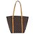 Borsa Shopping Louis Vuitton Monogram Marrone - vista 2