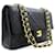 Chanel Classic Flap Lambskin Medium Nero - vista 3