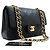 Chanel Classic Flap Lambskin Small Nero - vista 3