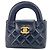 Borsa a tracolla Chanel Matelassé in nero - vista 2