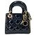 Christian Dior Lady Mini Handtasche in Schwarz