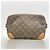 Borsa a tracolla Louis Vuitton Monogram Trocadero 27 Marrone - vista 14