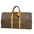 Borsa Louis Vuitton Boston Monogram Keepall 55 Marrone