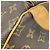Borsa Louis Vuitton Boston Monogram Keepall 55 Marrone - vista 11
