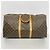 Borsa Louis Vuitton Boston Monogram Keepall 55 Marrone - vista 14