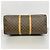 Borsa Louis Vuitton Boston Monogram Keepall 55 Marrone - vista 3