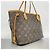 Borsa Tote Louis Vuitton Monogram Neverfull PM Marrone - vista 2