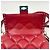 Borsa Valentino in tela borchiata in Red Rosso - vista 13