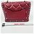 Borsa Valentino in tela borchiata in Red Rosso - vista 4