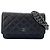 Borsa a tracolla CHANEL Matelassé in nero
