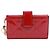 Tarjetero Christian Dior Cannage Roja