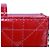 Tarjetero Christian Dior Cannage Roja - vista 14