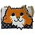 Borsa a tracolla Louis Vuitton Cat Pochette Multicolore