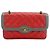 Bolsa de ombro Chanel Matelassé vermelha Vermelho