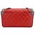 Bolsa de ombro Chanel Matelassé vermelha Vermelho - vista 2