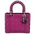 Borsa a mano/Borsa a tracolla da donna Christian Dior in viola Porpora